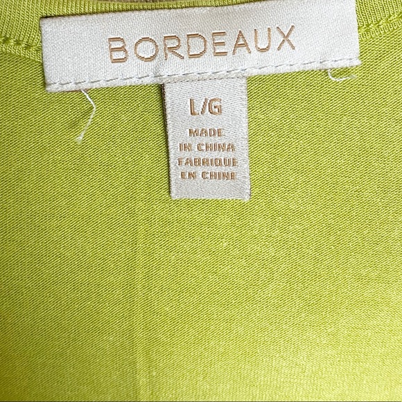 Bordeaux Limerick Color Block Maxi Dress large - Picture 4 of 5